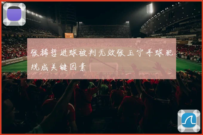 张稀哲进球被判无效张玉宁手球犯规成关键因素